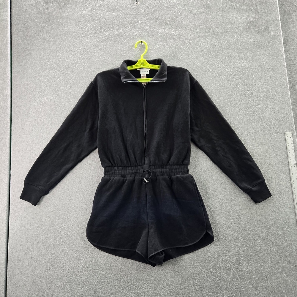 Victoria's Secret Women Romper S Black Long Sleeve NwT